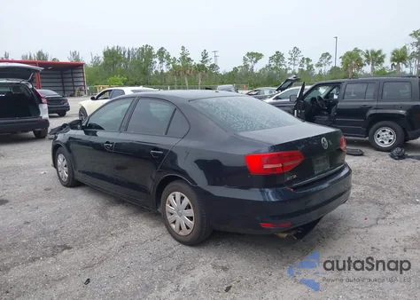 2015 Volkswagen Jetta 2.0L S from USA, damaged, VIN 3VW2K7AJ2FM416007